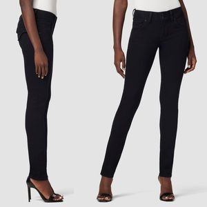 Hudson Collin Midrise Skinny Jean in black
